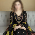 Organza Hand Embroidered 2Pc Dress