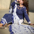 Polca Dots & Ari Work Embroidery 3Pc Dress