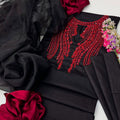 Organza HandWork 3Pc Dress