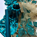 Silk Embroidered 3Pc Dress
