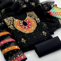Organza Embroidered 3Pc Dress