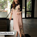 Printed Silk 3Pc Dress