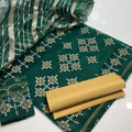 CrossStitch Khaadi Net 3Pc Dress | New Arrival 2K24 | Elegant Embroidered Ensemble