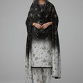 Printed Silk 3Pc Dress