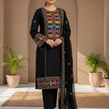 Lawn Cotton Sequins Work 3Pc Dress