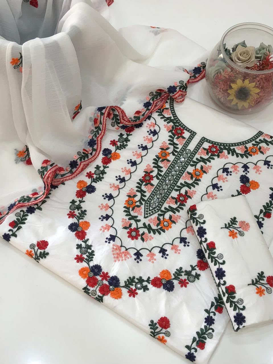 GTM Lawn Computer Panka Embroidered 3PC Dress